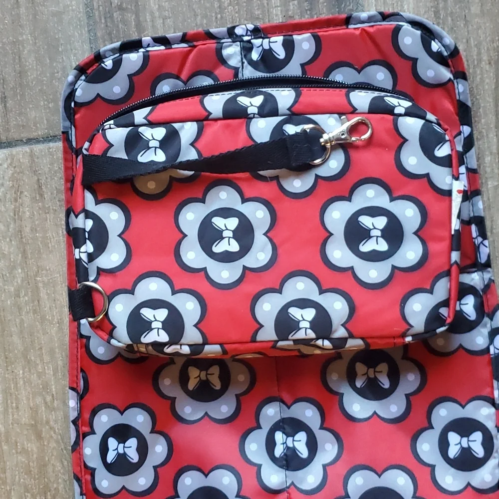 Disney Minnie Mouse Baby Diaper Shuttle Changing Pad Organizer Set.